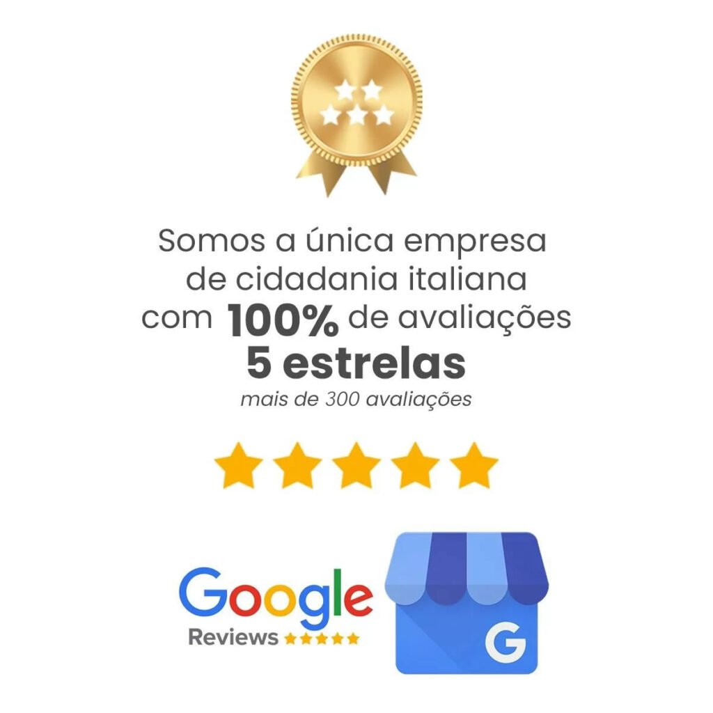 avaliações cidadania italiana